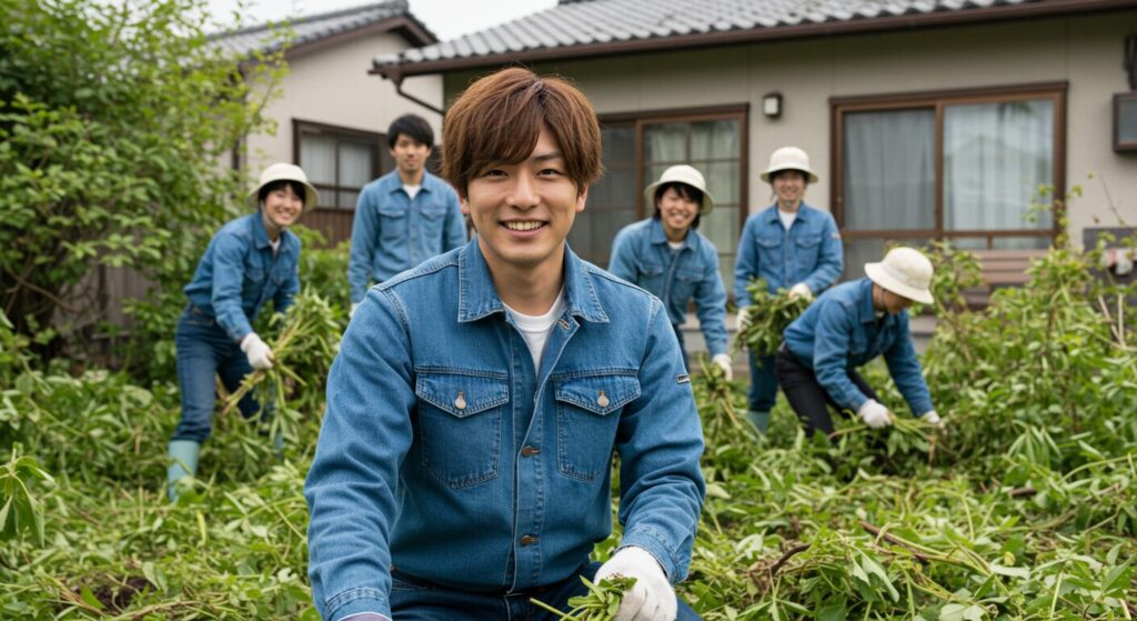 便利屋　草むしり　雑草　ライフパートナーズ札幌