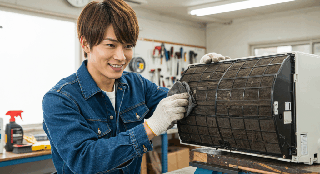 エアコン　掃除　クリーニング