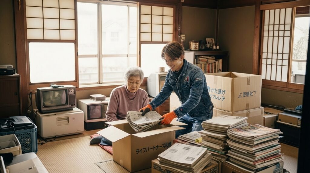 高齢者　介護 不用品回収 遺品整理 生前整理 北海道 札幌 回収業者