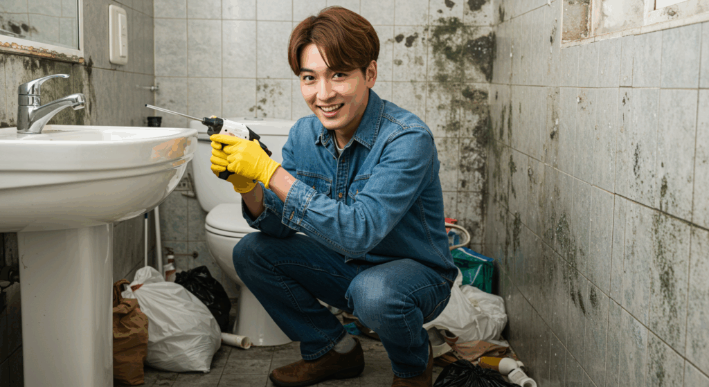 不用品と遺品整理でカビ対策