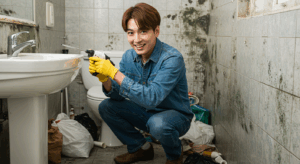 不用品と遺品整理でカビ対策