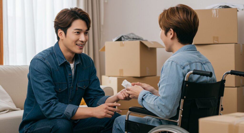 障がい者　片付け　不用品　清掃