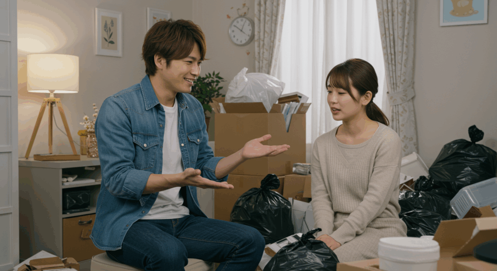 ゴミ屋敷　ストレス　片付け