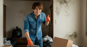 ゴミ屋敷　カビ　掃除　清掃
