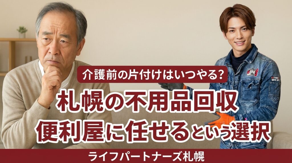 札幌の便利屋　ライフパートナーズ札幌　生前整理