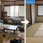 部屋片づけのビフォーアフター